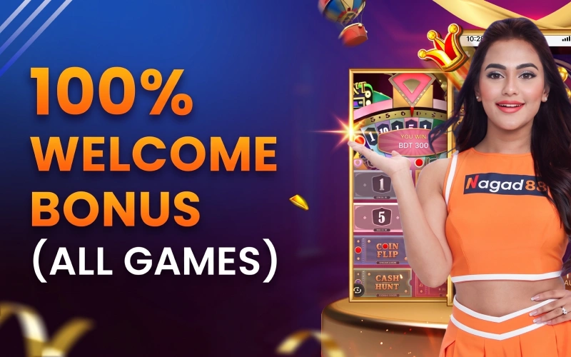 Claim the generous Nagad88 welcome bonus for new players.